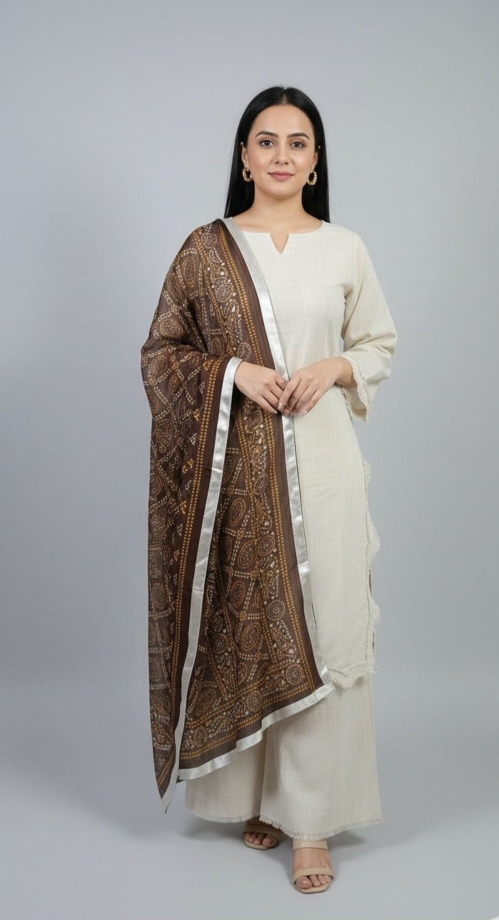 Beige Classy 3pc (stichted)