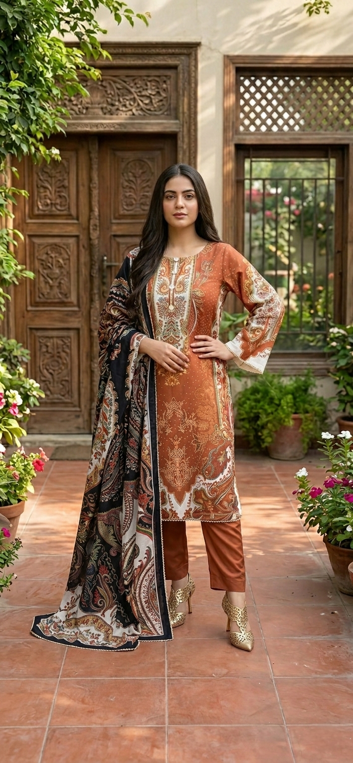 Vintage Rust 3pc (stichted)