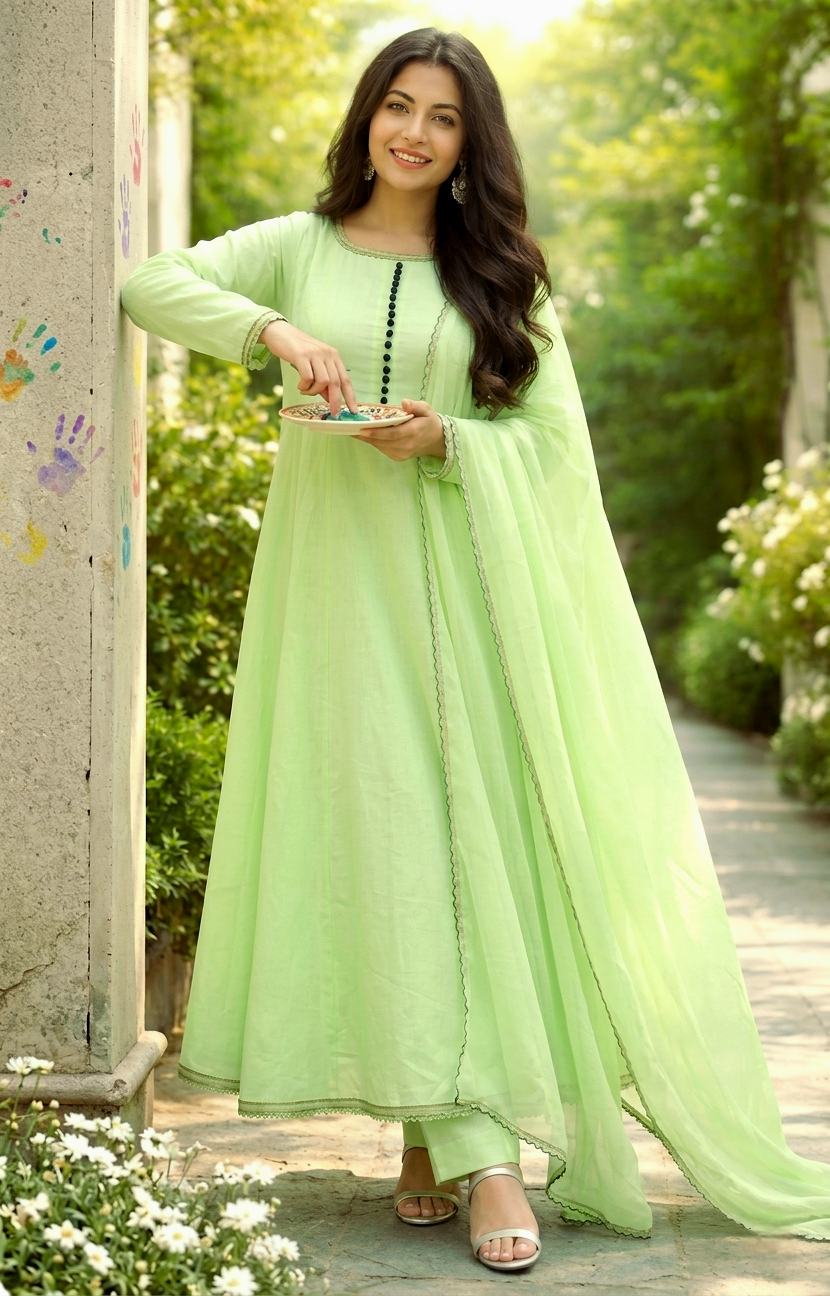 Mint Kalidaar 3pc (summer stichted)