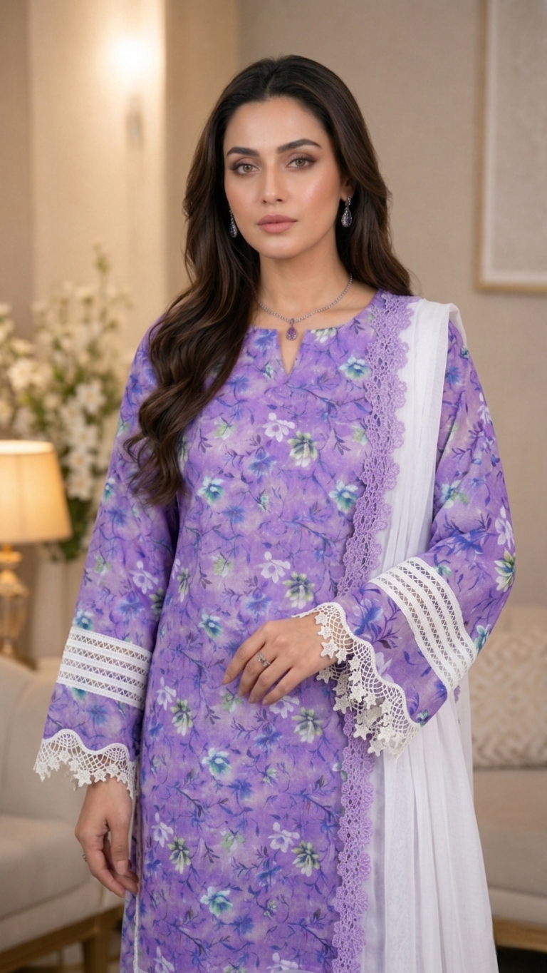 Lavender Garden 3PC Set(stichted)
