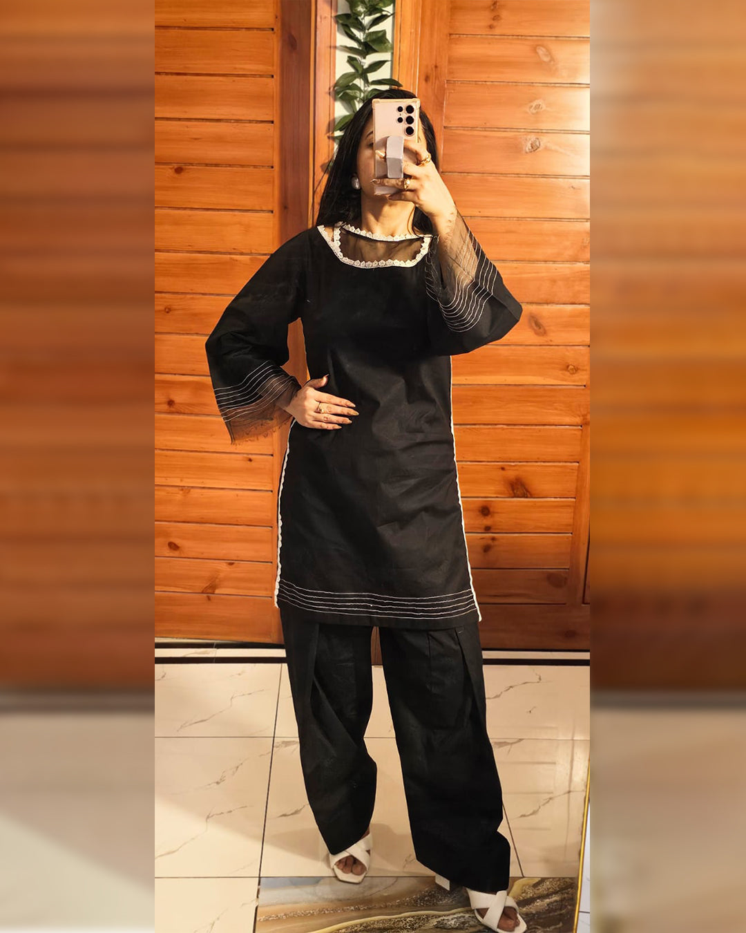 Black Solid 2pc