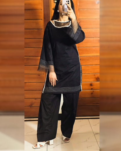 Black Solid 2pc