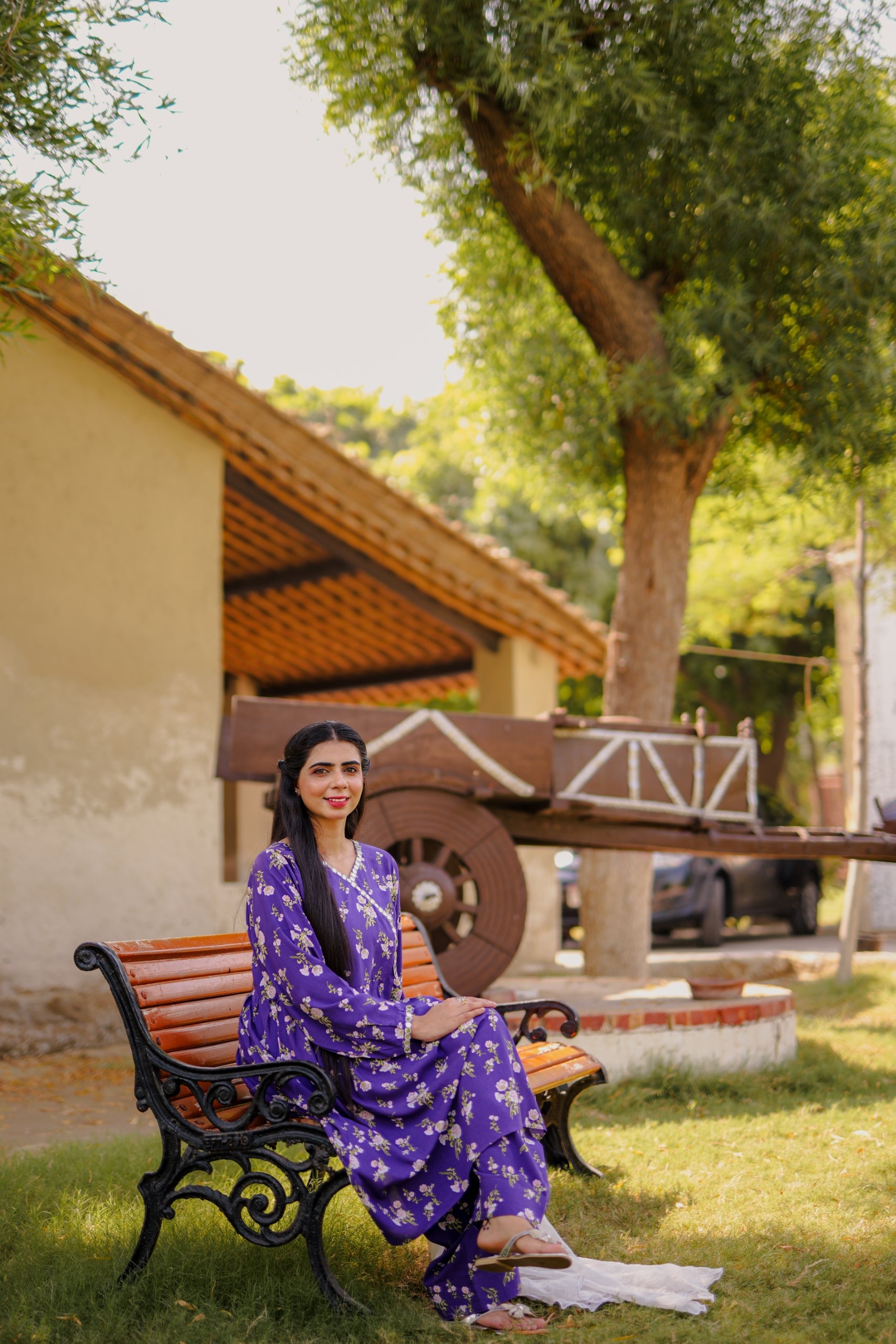 Purple sitara 2pc(Stichted)Winter