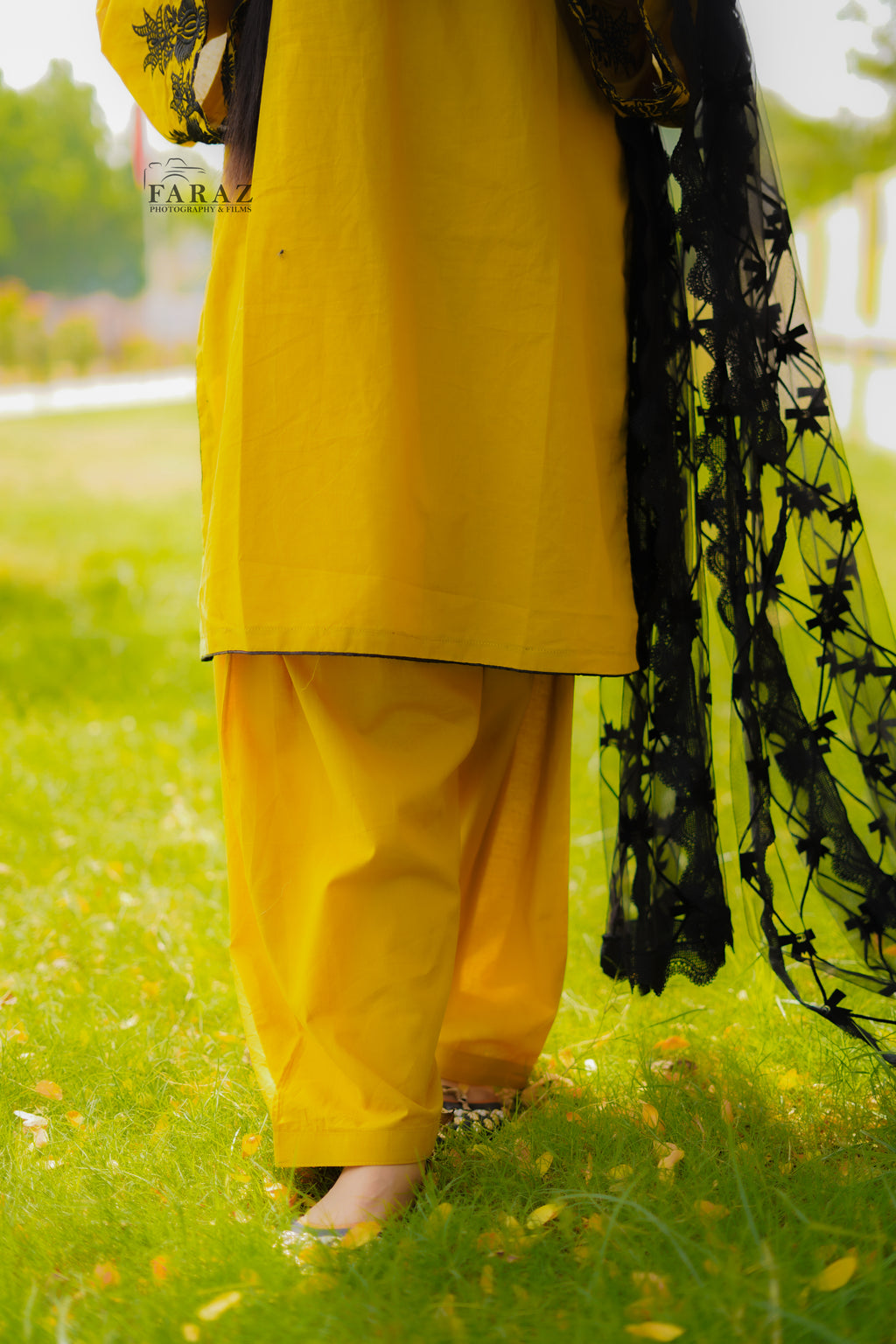 Mustard Noir Embroidered 2pc(Stitched) Summer