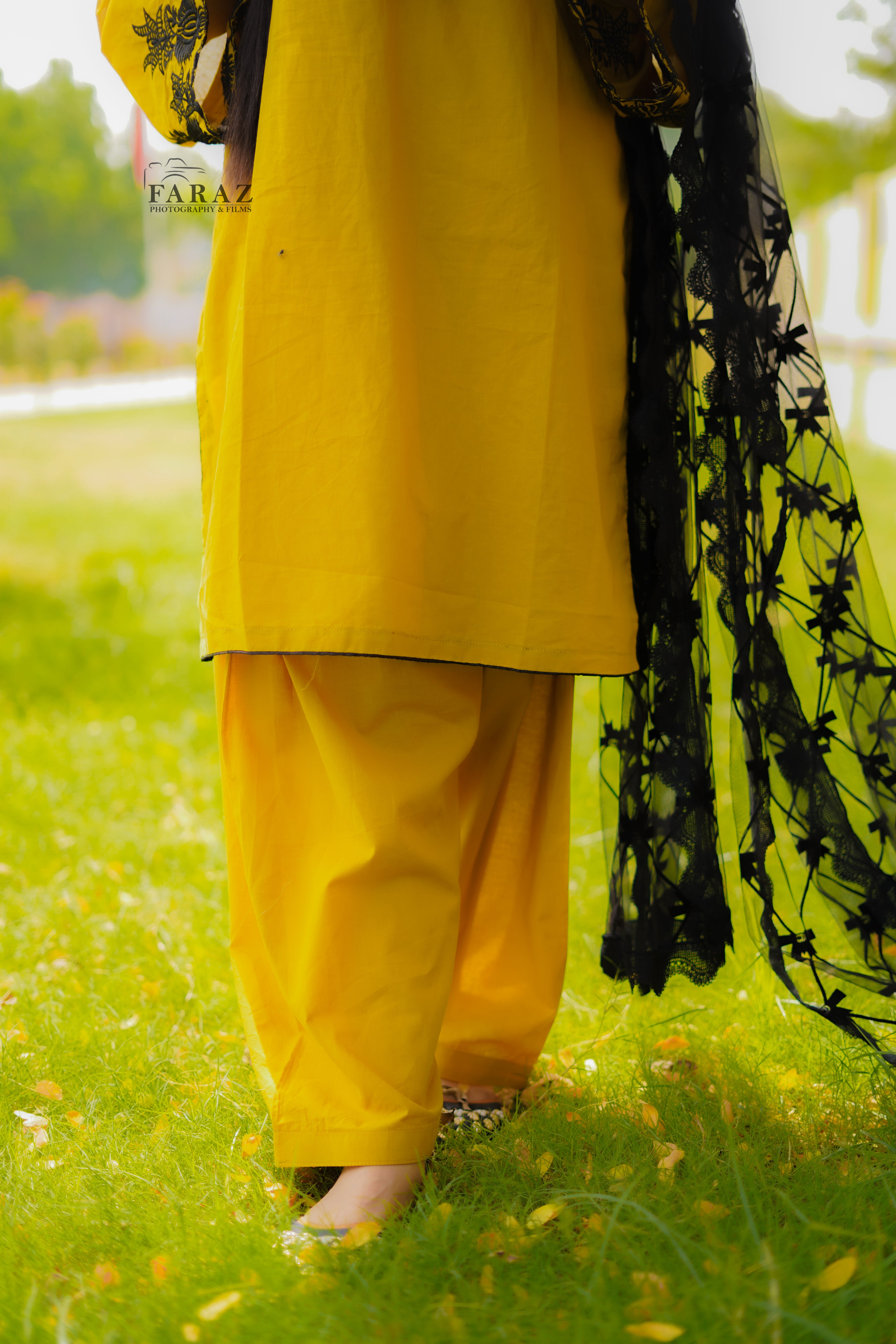 Mustard Noir Embroidered 2pc(Stitched) Summer
