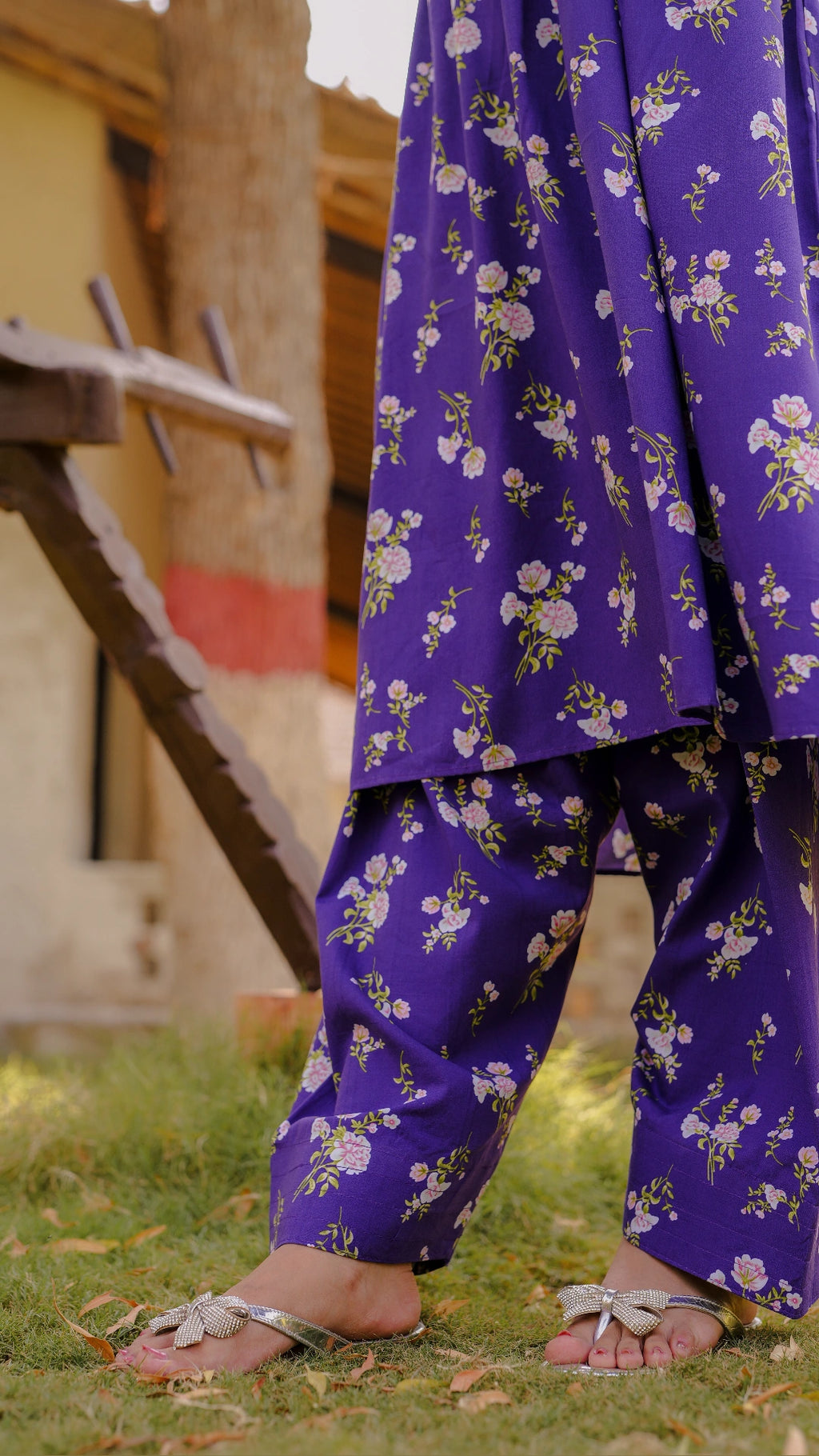 Purple sitara 2pc(Stichted)Winter