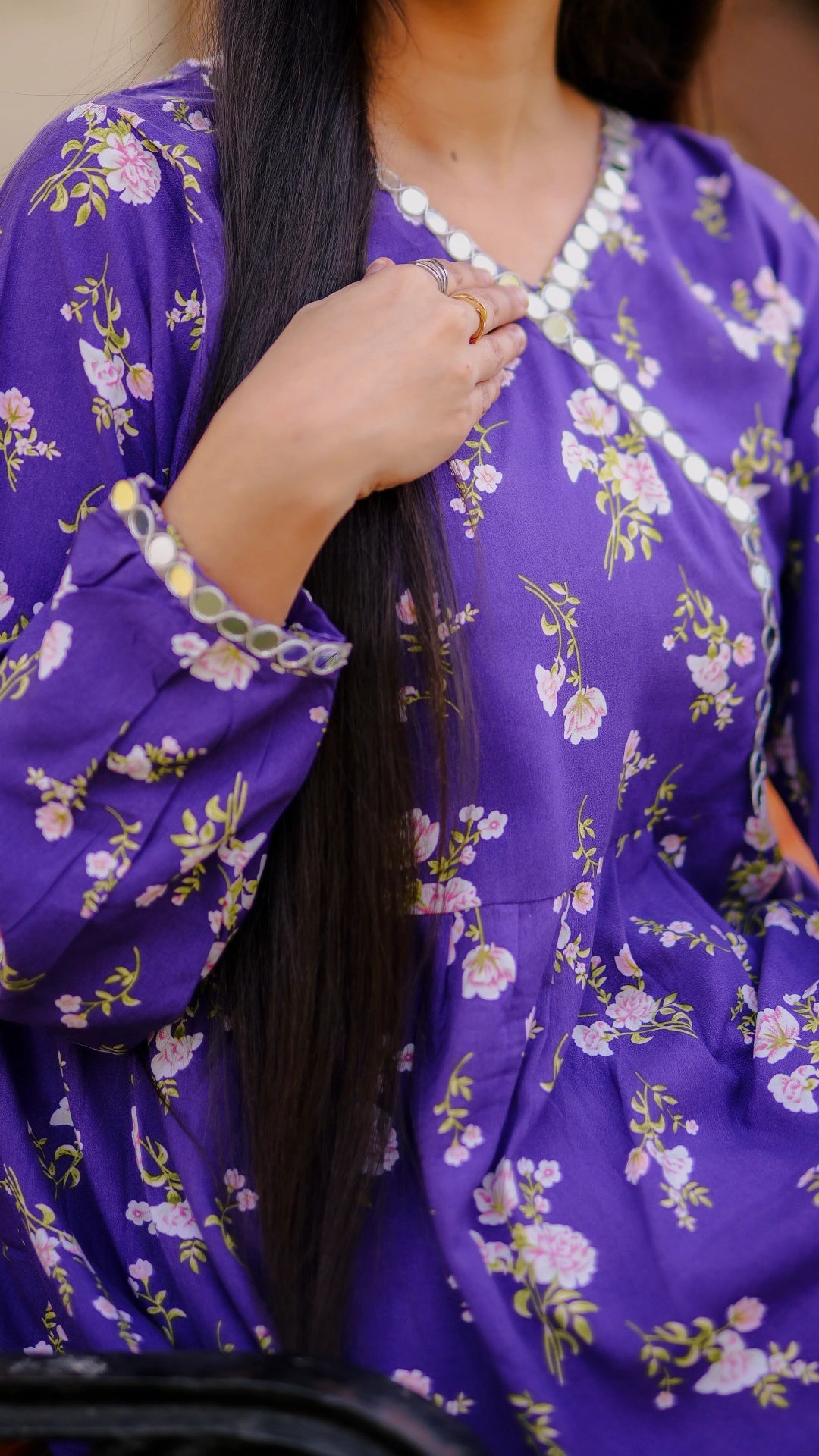 Purple sitara 2pc(Stichted)Winter