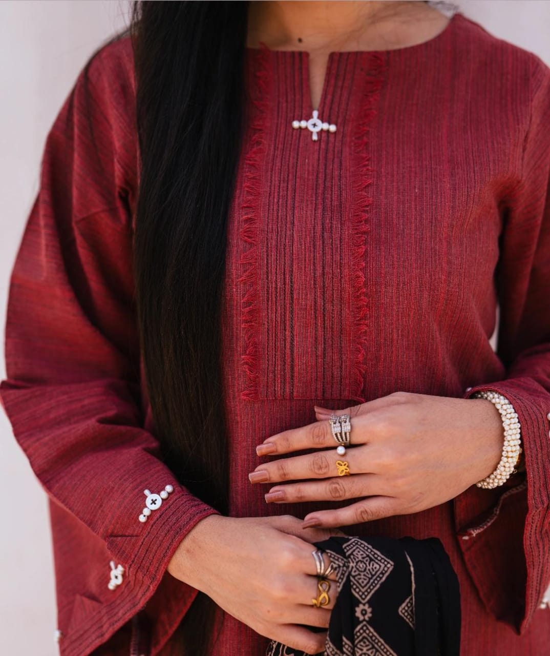 Chambrey 2pc (Stichted)Winter