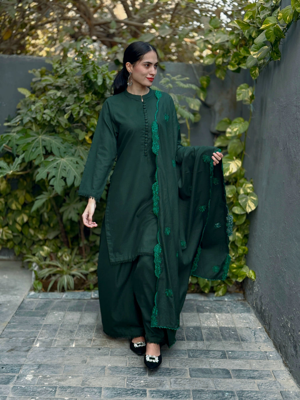 Deep Green 2pc (Stiched)Winter