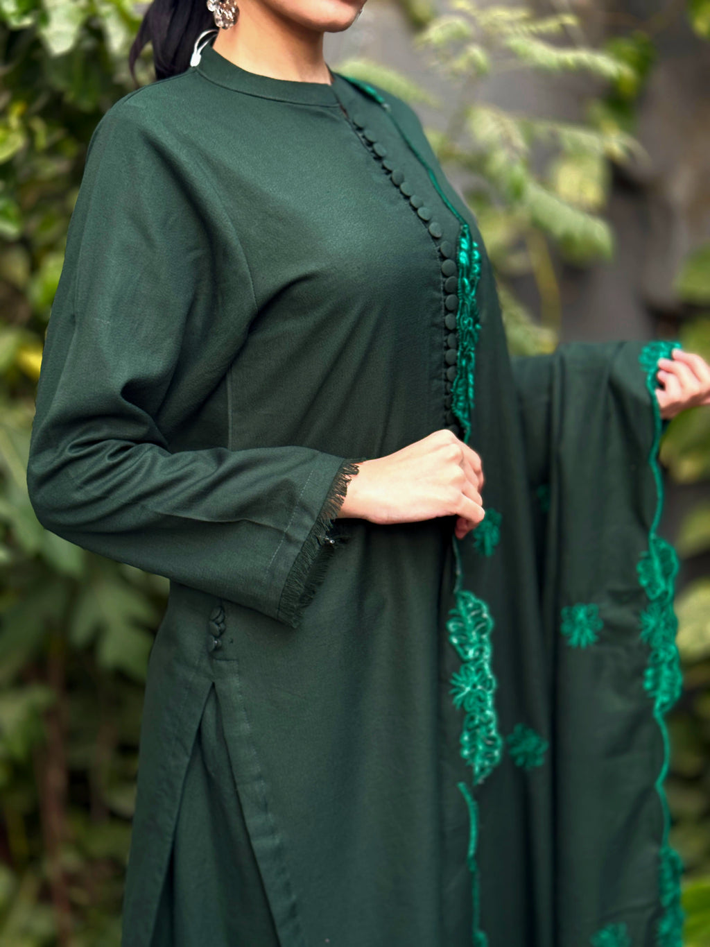Deep Green 2pc (Stiched)Winter