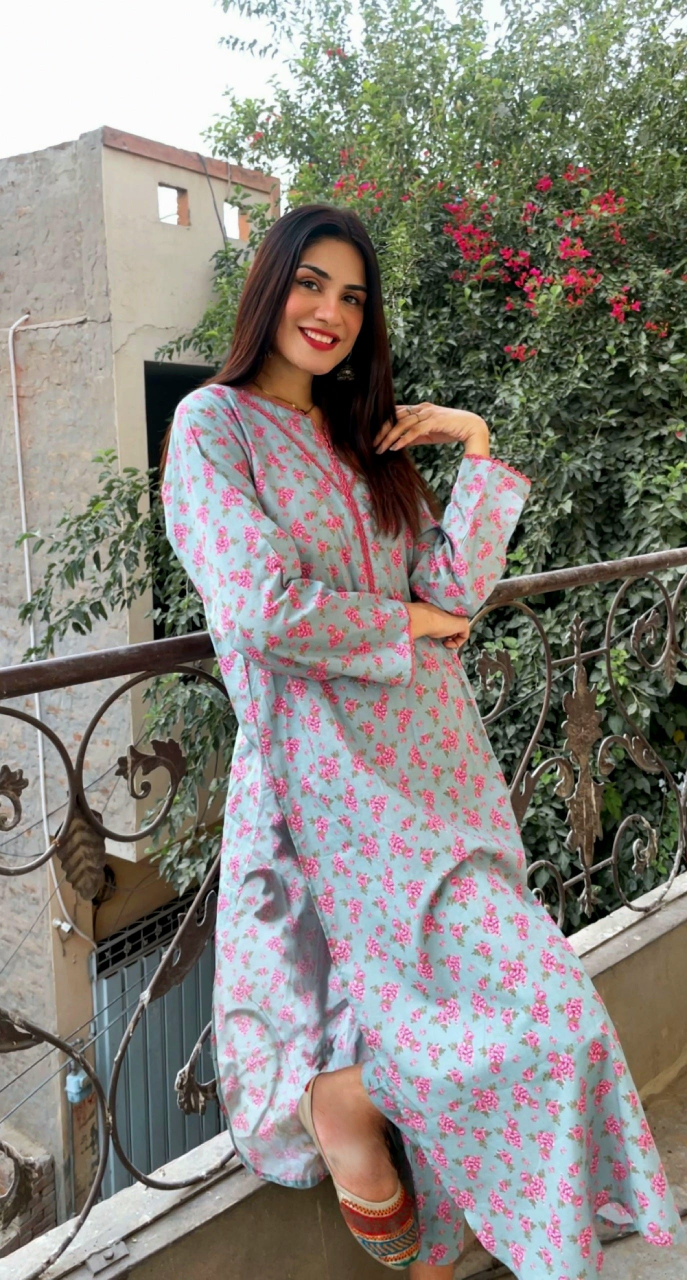 PINK FLORAL SUMMERY 2PCS