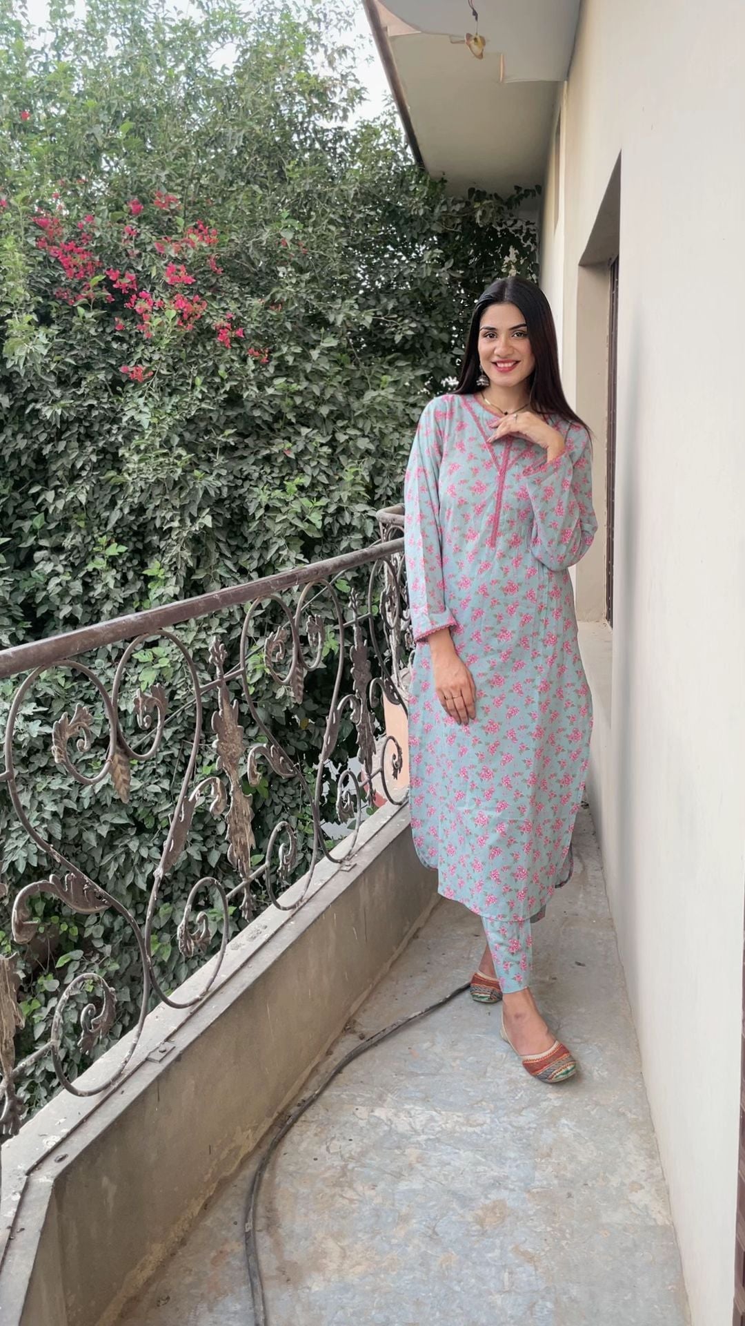 PINK FLORAL SUMMERY 2PCS