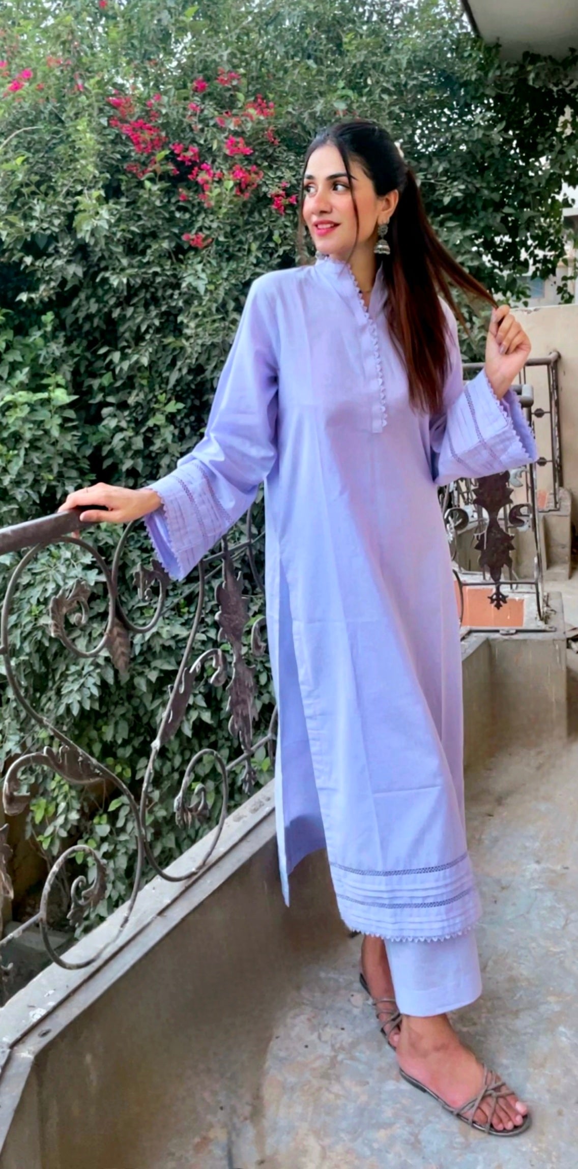 Pastle Lilac Long Style 2pc