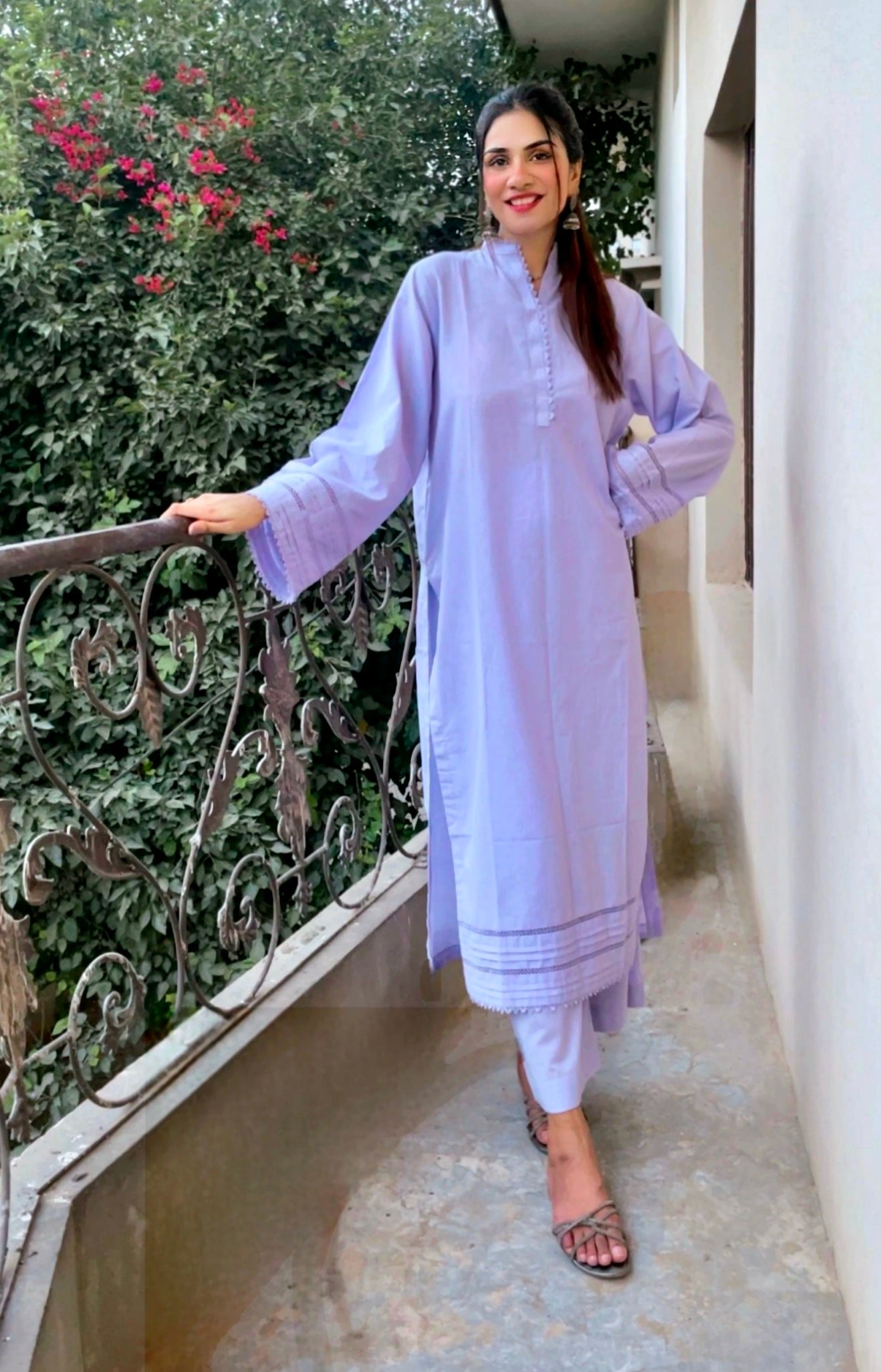 Pastle Lilac Long Style 2pc