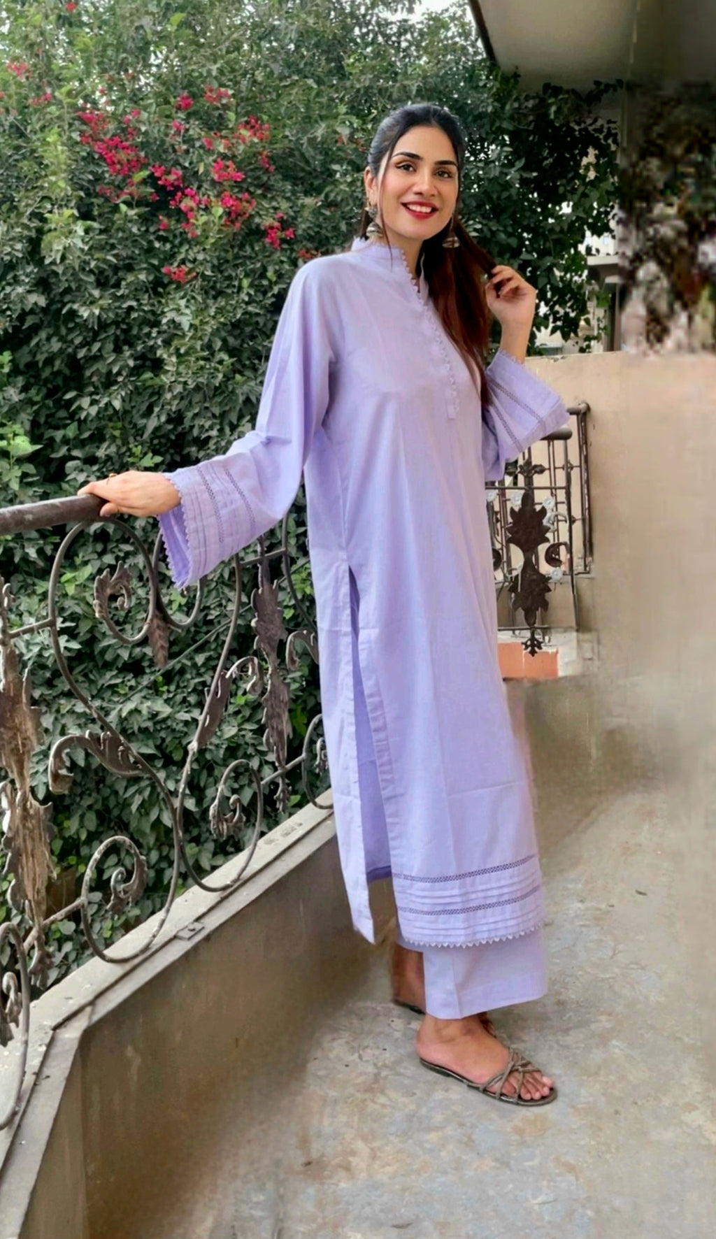 Pastle Lilac Long Style 2pc