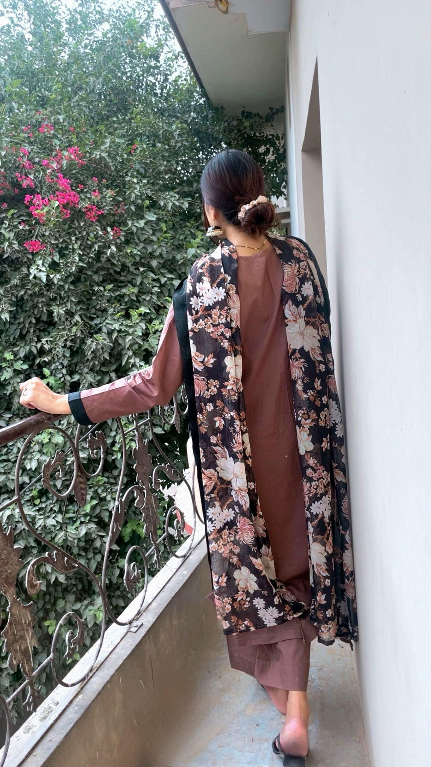 Coffee Brown Long Style 3pc