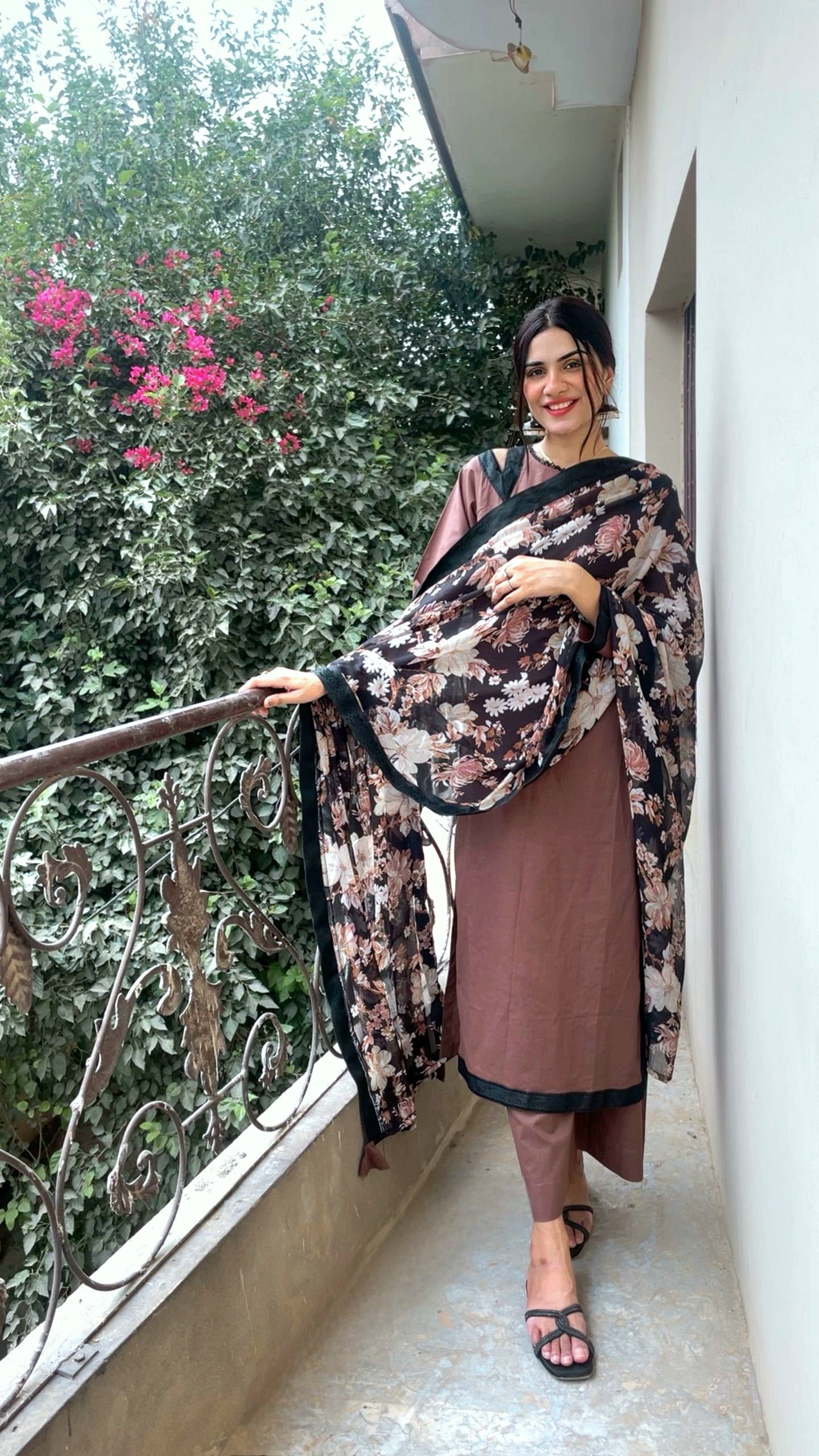Coffee Brown Long Style 3pc