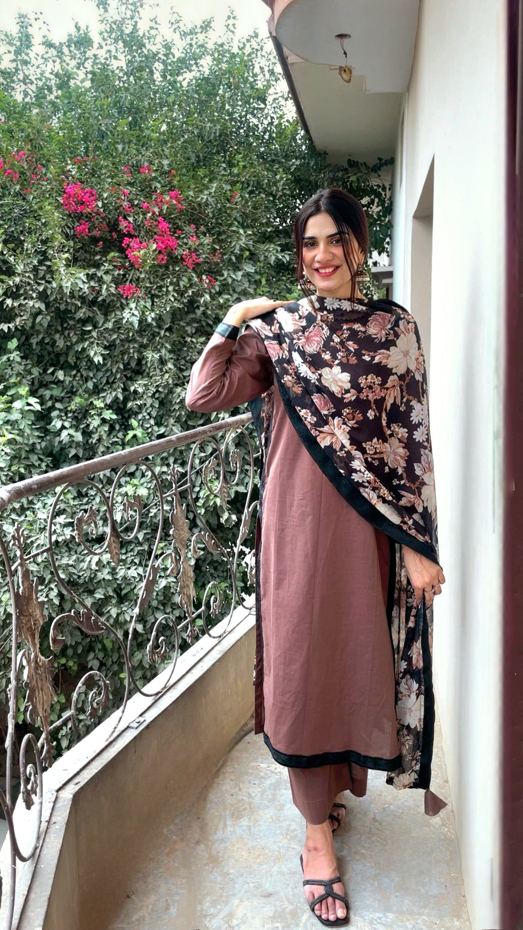 Coffee Brown Long Style 3pc