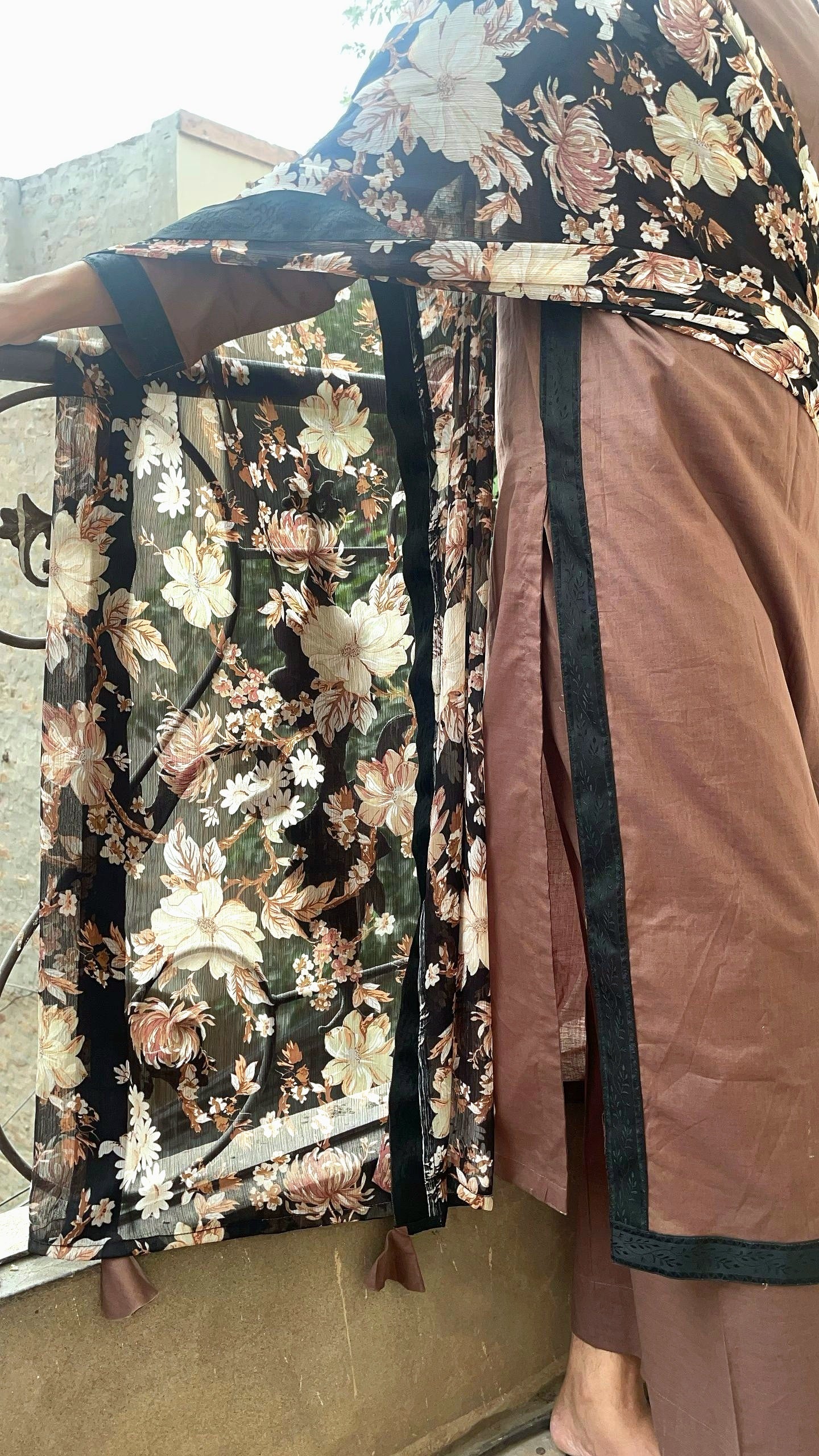 Coffee Brown Long Style 3pc
