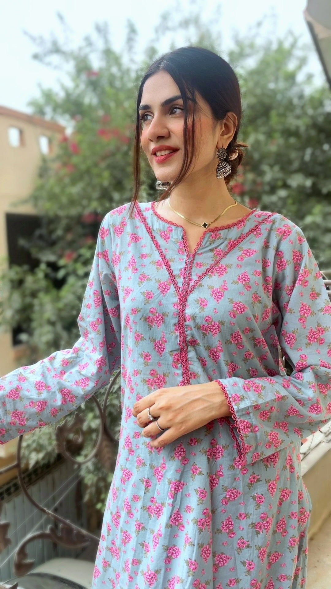 PINK FLORAL SUMMERY 2PCS