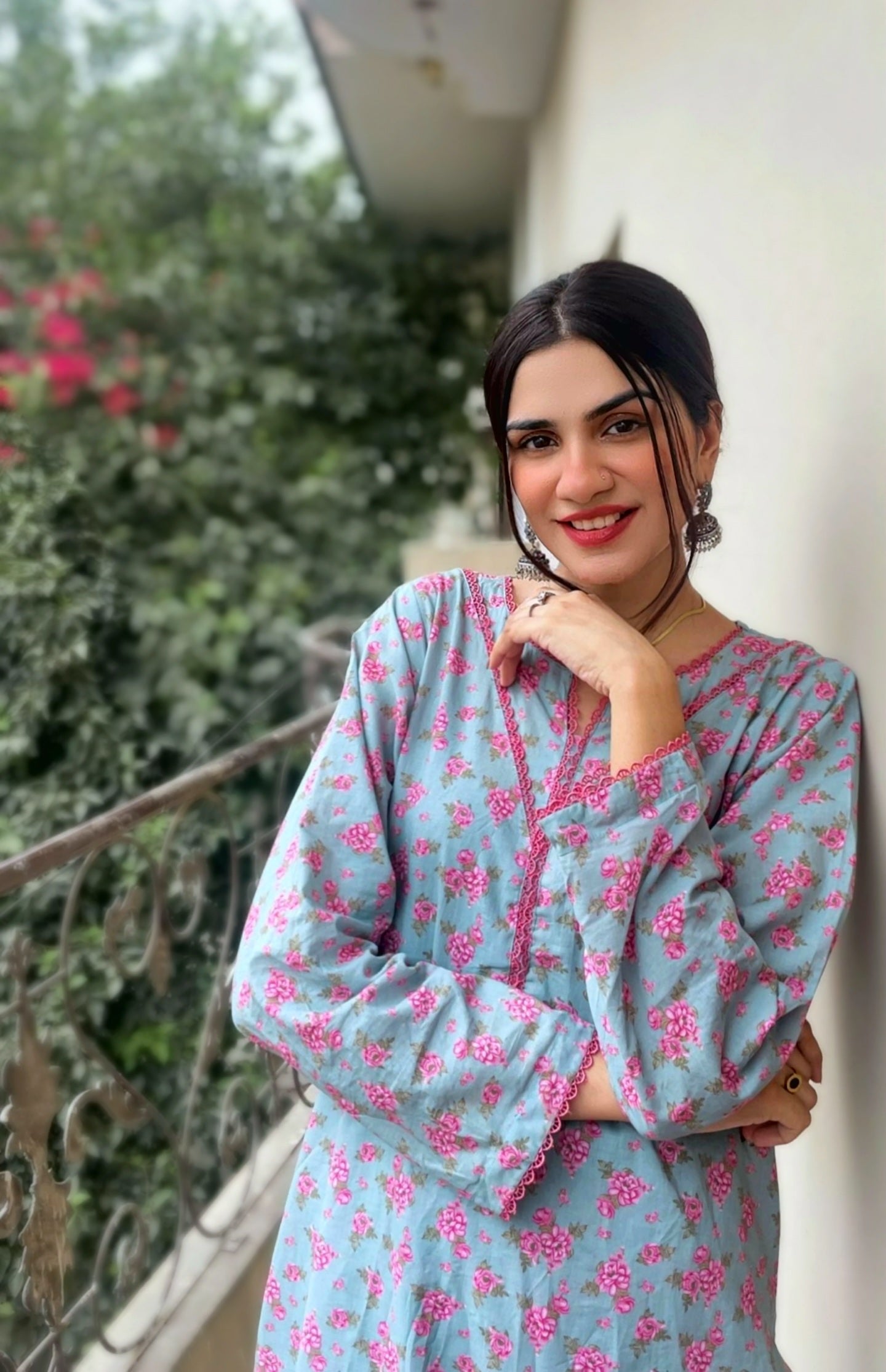 PINK FLORAL SUMMERY 2PCS