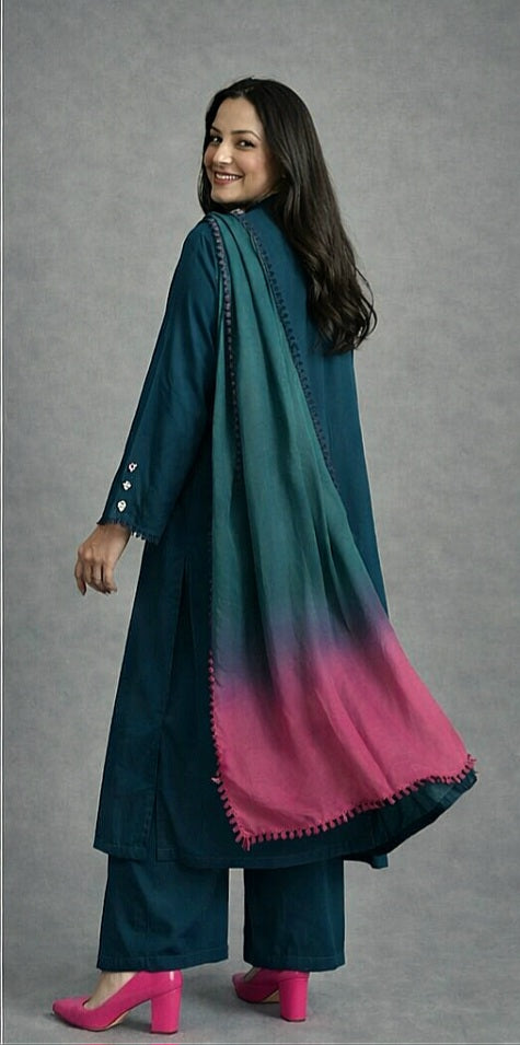 Teal Ombre 3pc (stichted)