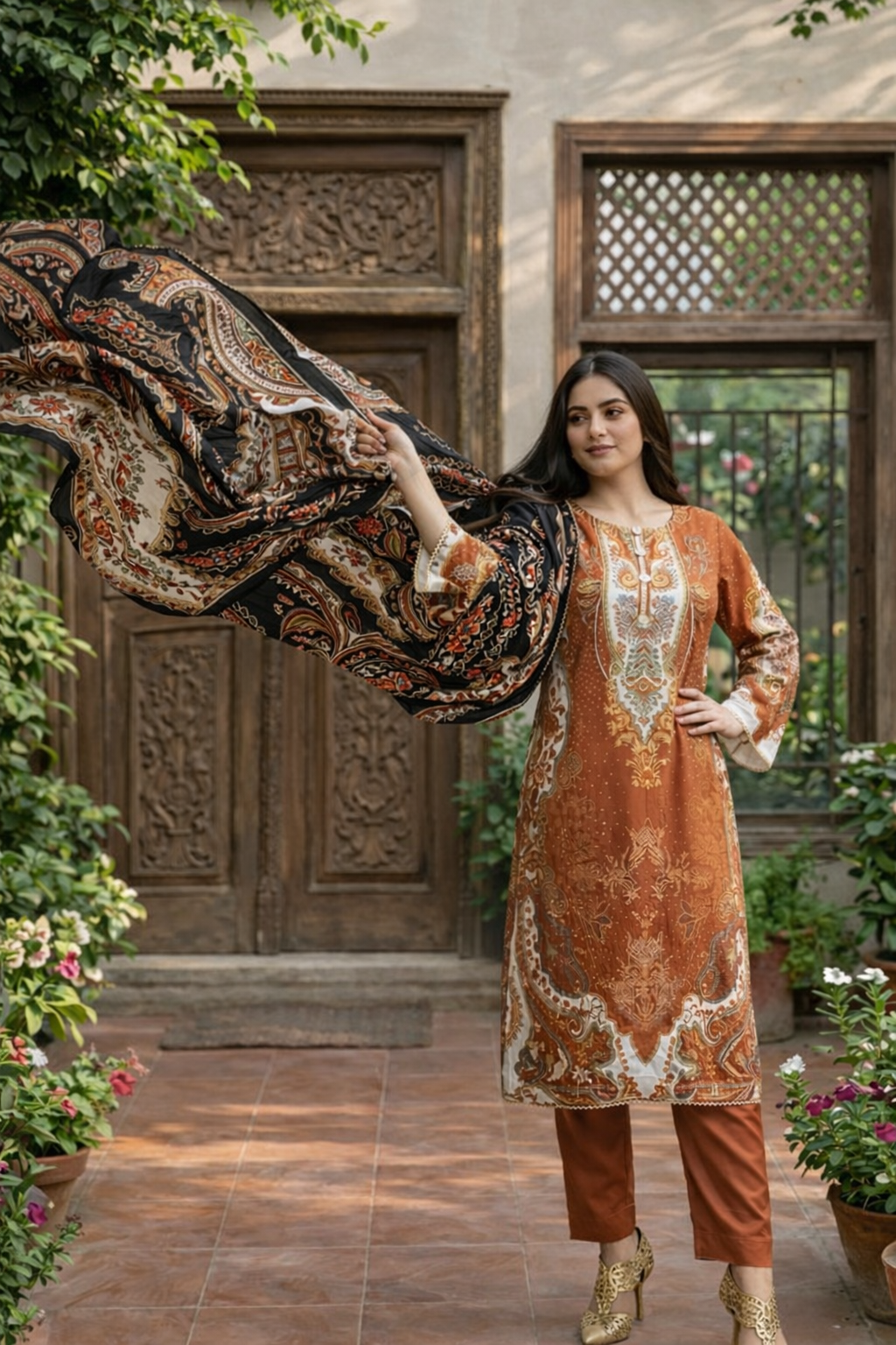 Vintage Rust 3pc (stichted)