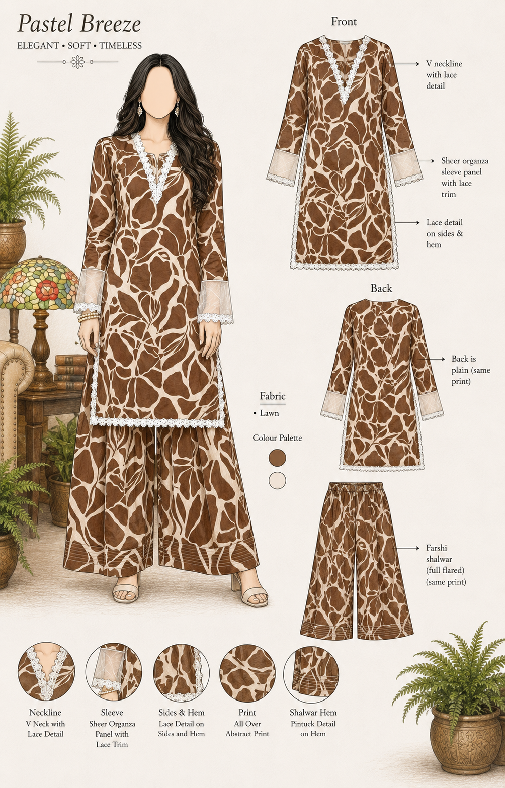 Safari Chic 2pc (summer stichted)
