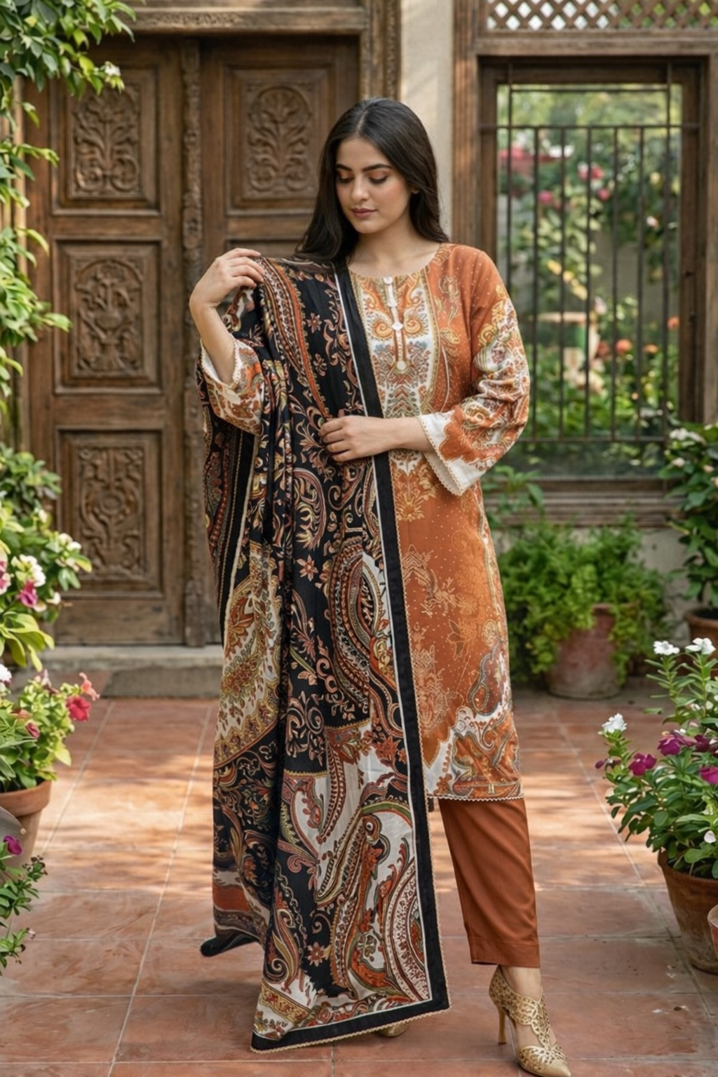 Vintage Rust 3pc (stichted)