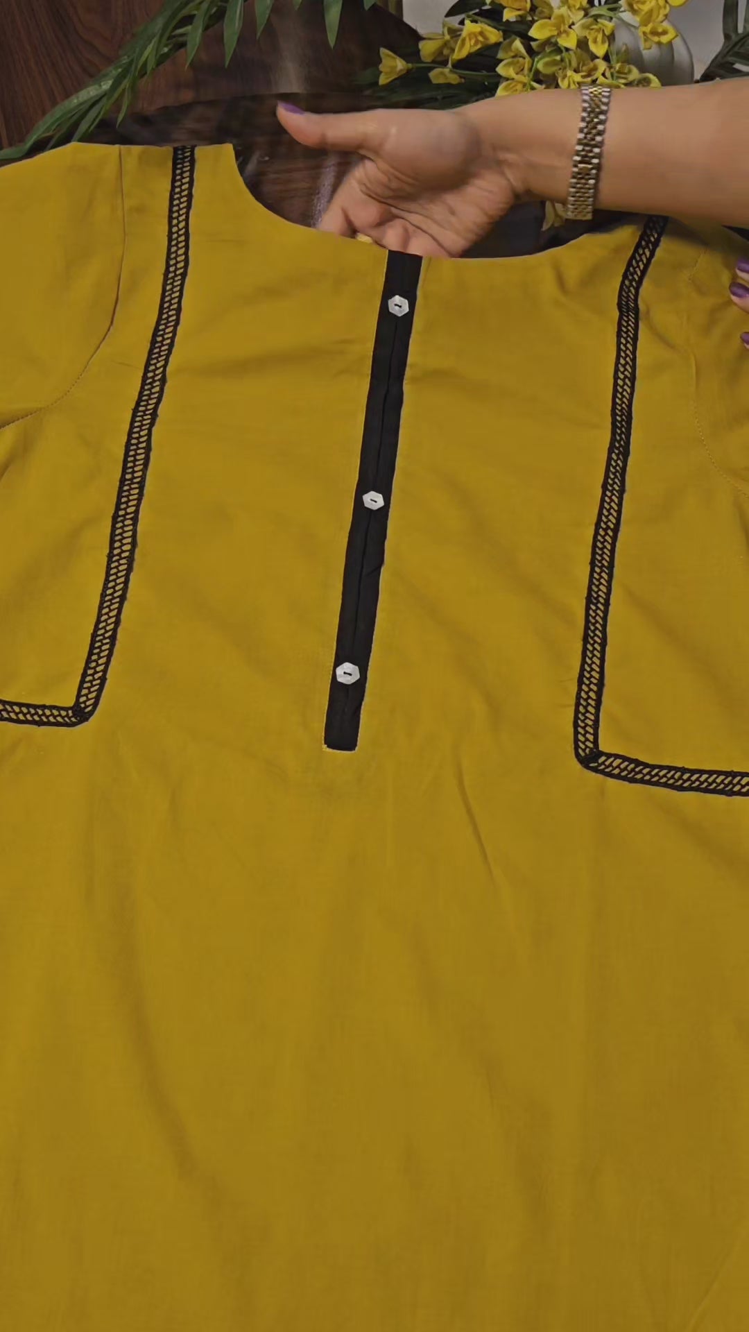 Mustard Noir Embroidered 2pc(Stitched)