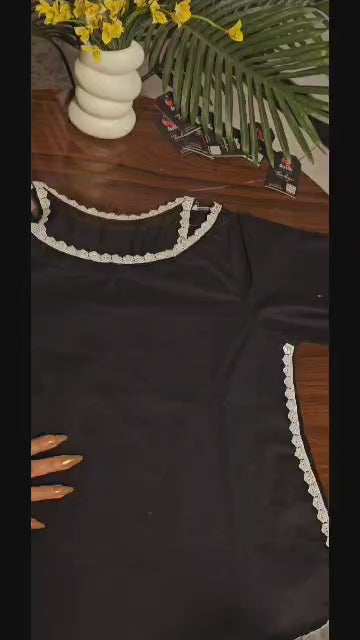 Black Solid 2pc
