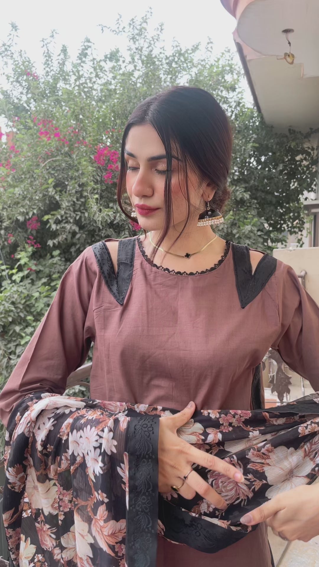 Coffee Brown Long Style 3pc