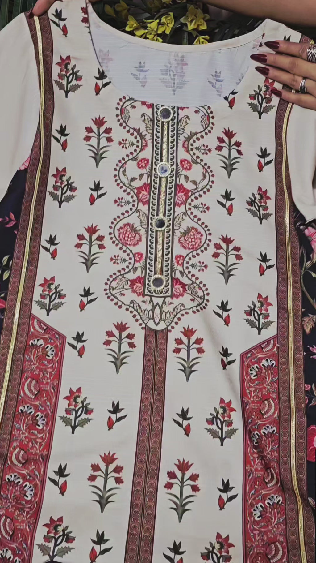 Zafra Floral 3pc (stichted)