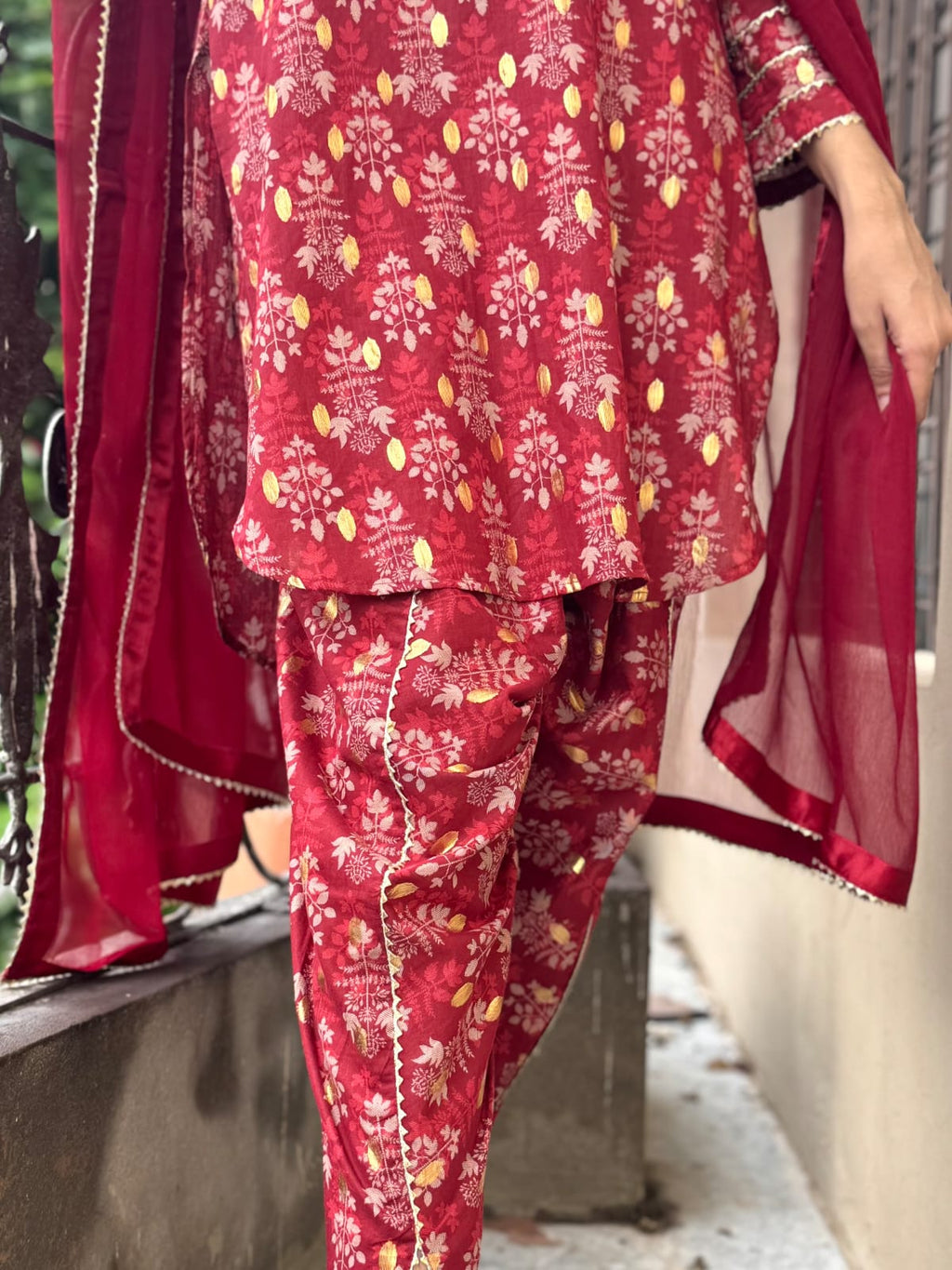 MAROON MAJESTY 3pc