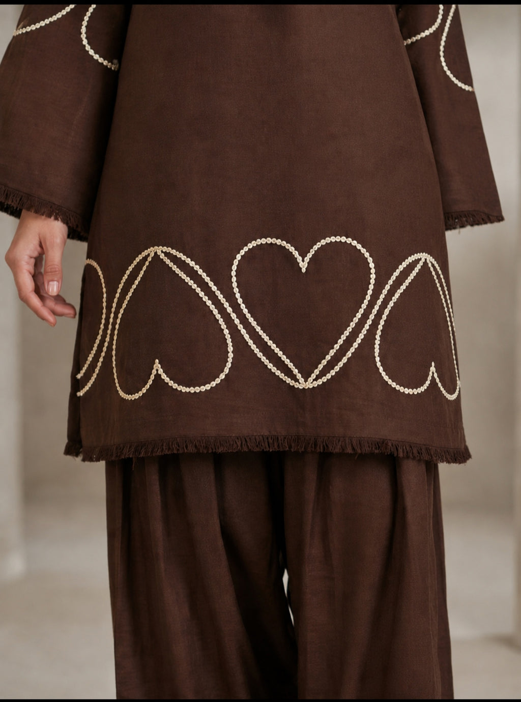 Chocolate Heart 3pc (Stichted)