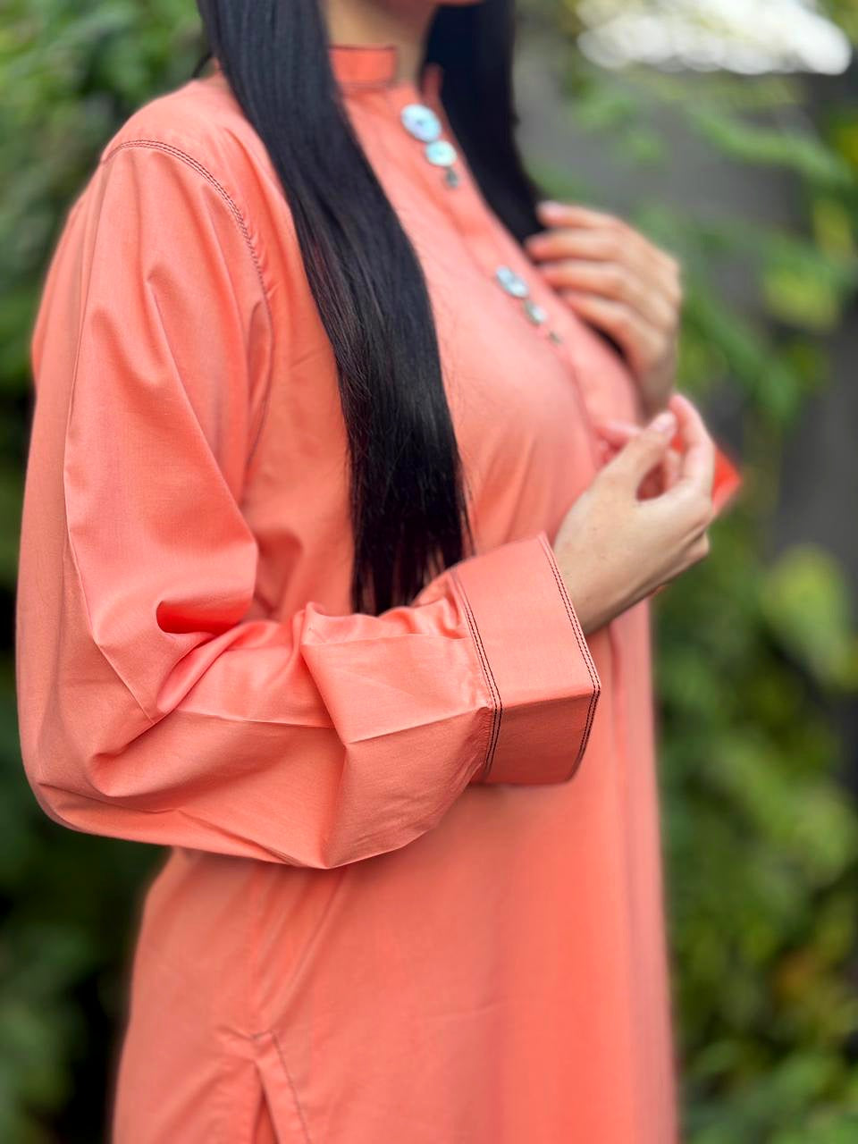 Deep Peach 2pc [stichted]