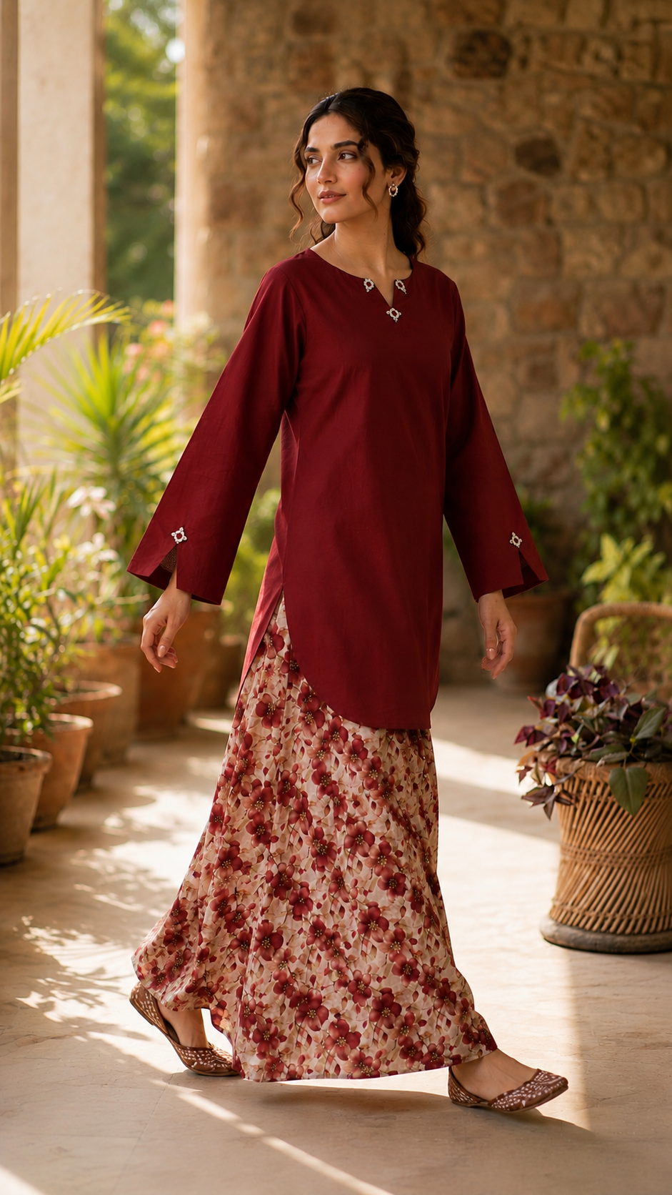 Gul Anaar 2pc (stichted)