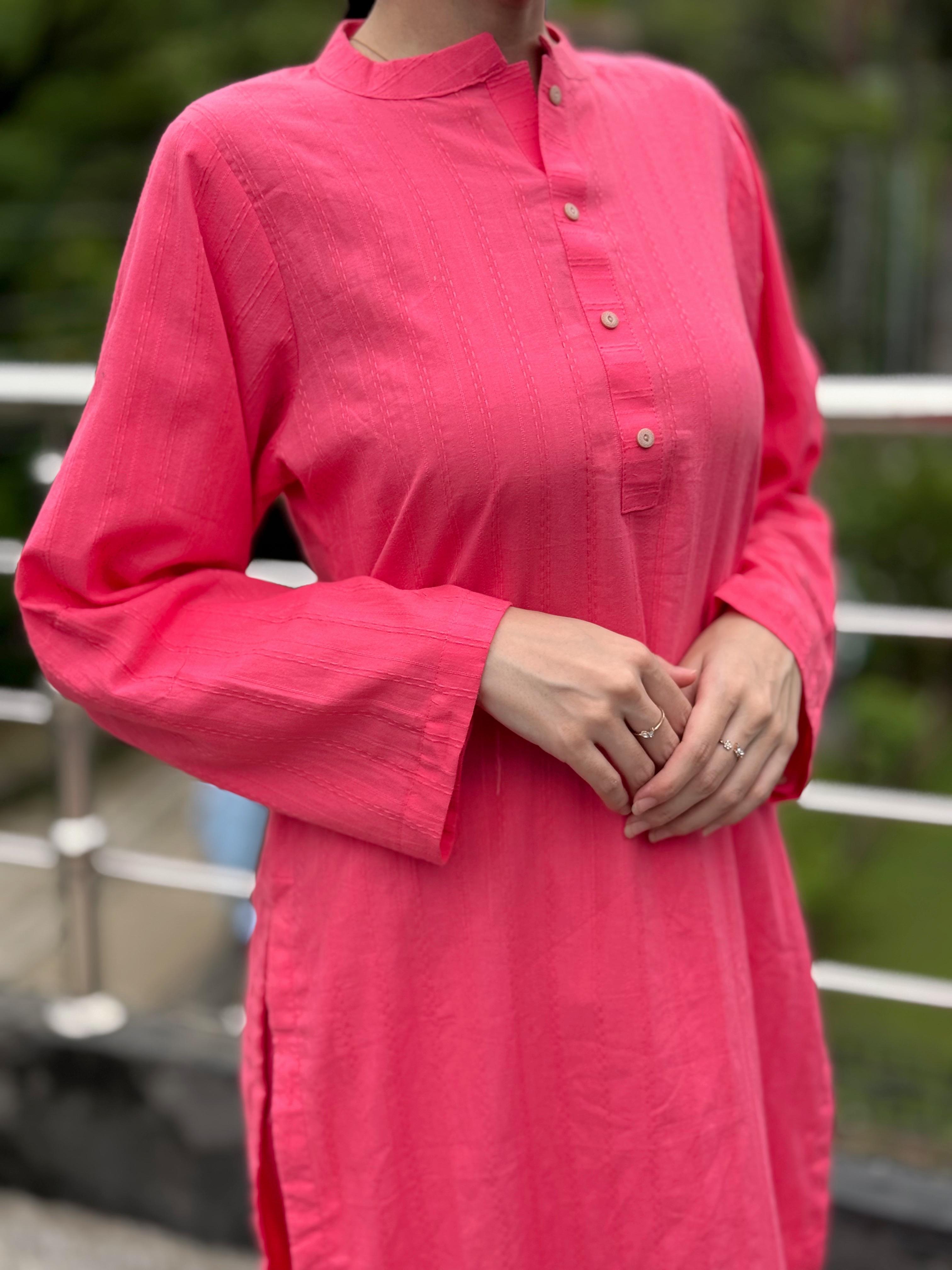 Flamingo coral 2pc (Stitched)