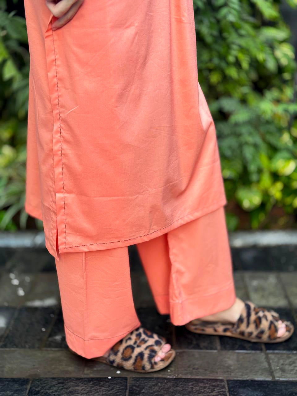 Deep Peach 2pc [stichted]