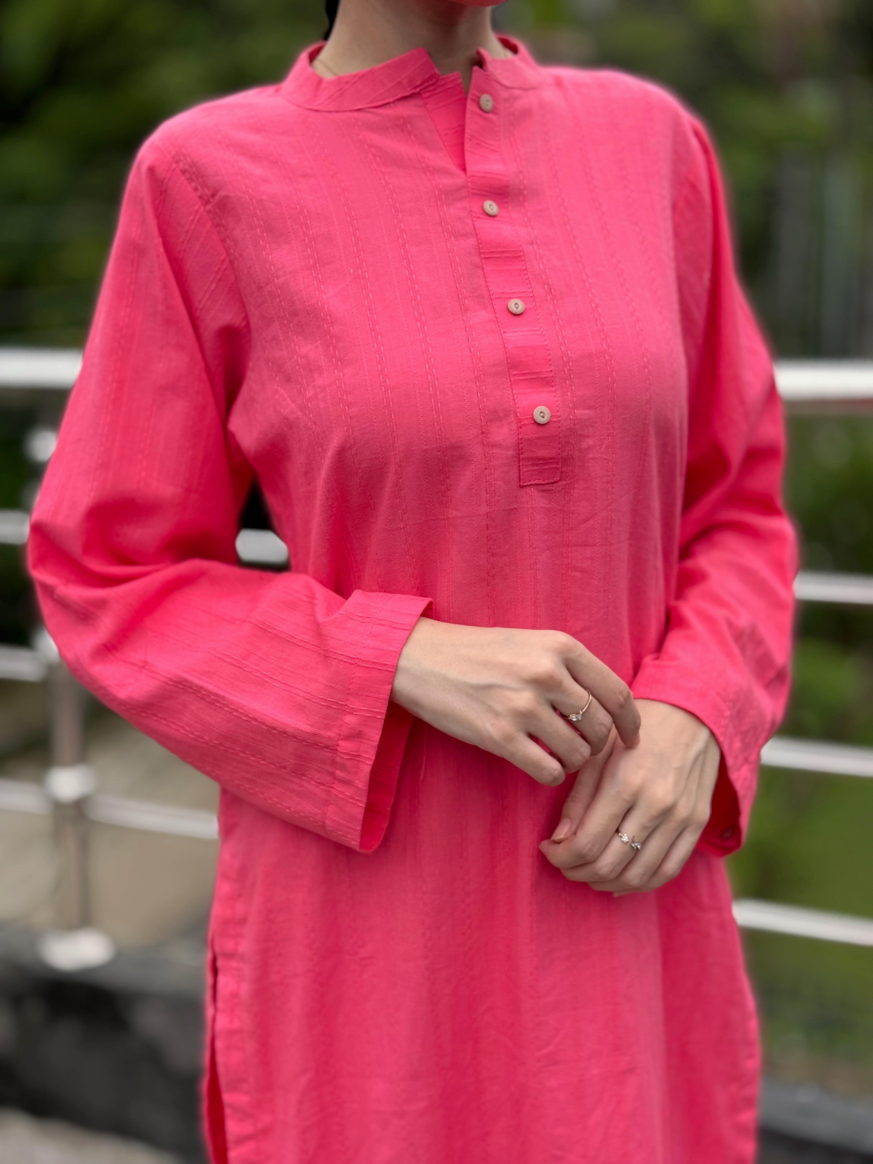 Flamingo coral 2pc (Stitched)